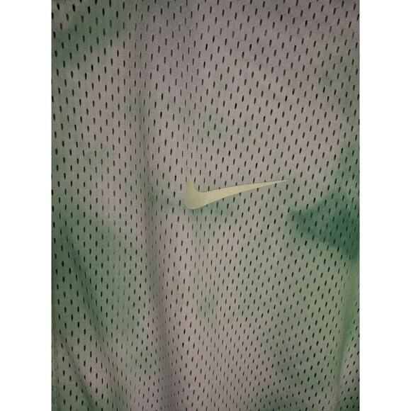 Nike Icon Clash Full Zip Long Sleeve Tie Dye Mesh Hoodie Jacket Green Womens Med - Picture 8 of 13